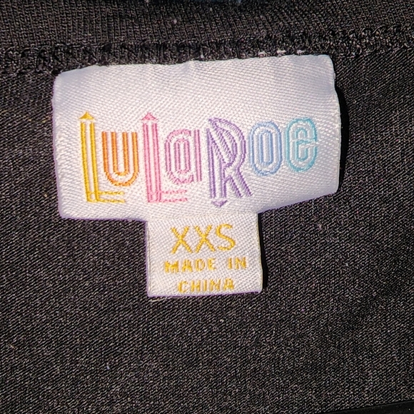 Lularoe Nicole Dress XX-Small Black - Picture 3 of 3